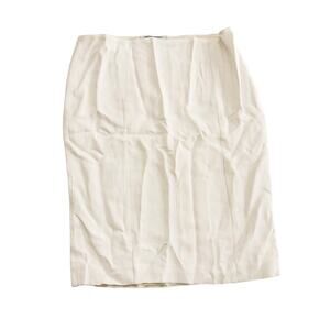 Narciso Rodriguez Cream Pencil Skirt Official Sample Size XS